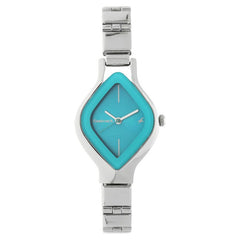 Fastrack, Women’s  Watch Analog, Blue Dial Silver Stainless Steel Strap, 6111SL01