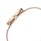 Titan Raga Women's Watch Analog Mother of Pearl Dial with Rose Gold Stainless Steel Band, 95253WM02