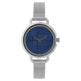 Fastrack, Women’s  Watch Analog, Blue Dial Stainless Steel Mesh Strap, 6123SM01