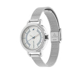 Fastrack, Women's  Watch Analog, Silver Dial Mesh Band, 6123SM02