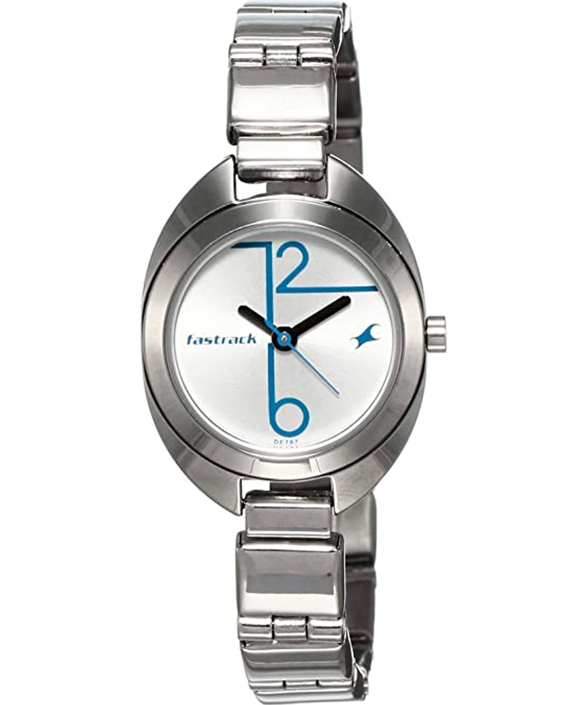 Fastrack, Women’s  Watch Analog, Silver Dial Silver Stainless Steel Band, 6125SM02