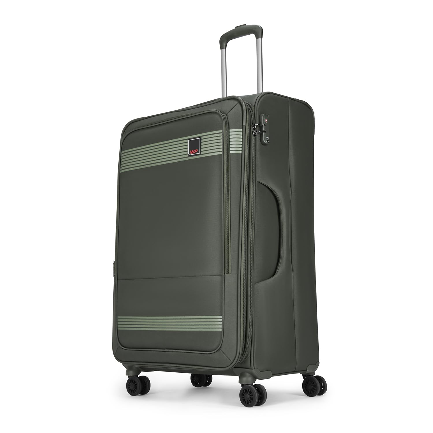 VIP 79cm, 8 Wheel Soft Case Trolley, Ivory Green, TRIUMPH79IGR Soft shell luggage