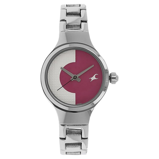 Fastrack, Men's, Analog Watch, White Dial, with Stainless Steel Band, FA-6134SM02