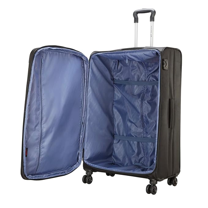 VIP Knight 55cm Soft Trolley Black, KNIGHT55BLK