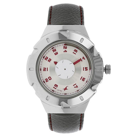 Fastrack, Men's, Analog Watch, White Dial, with Leather Band, FA-6157SL01
