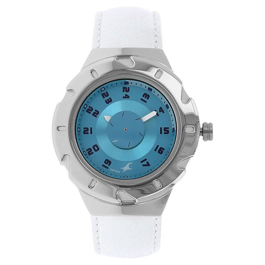 Fastrack, Men's, Analog Watch, White Dial, with Leather Band, FA-6157SL02