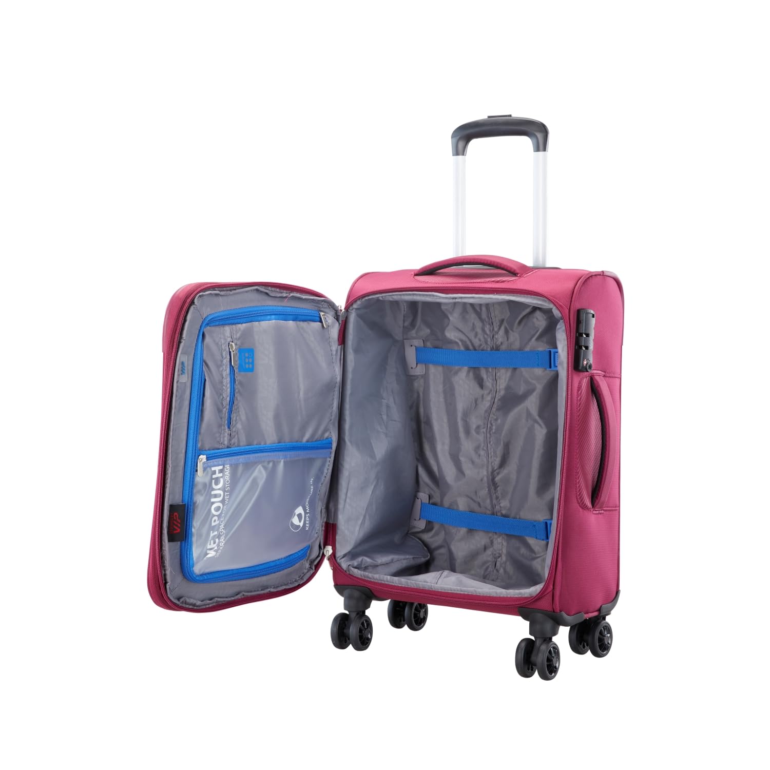VIP Adept 55cm Soft Trolley Berry, ADEPT55BRY