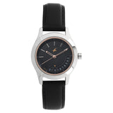Fastrack, Women's  Watch Analog, Black Dial Black Leather Band, 6165SL01
