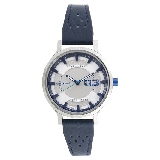 Fastrack, Men's, Analog Watch, Blue Dial, with Leather Band, FA-6166SL02