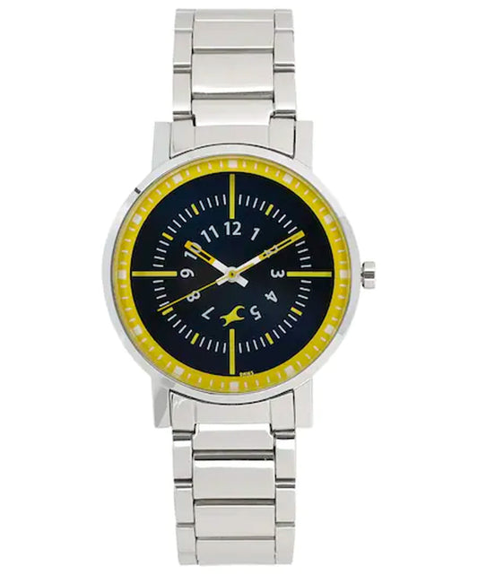 Fastrack, Men's, Analog Watch, Silver Dial, with Stainless Steel Band, FA-6172SM01