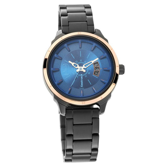 Fastrack, Men's, Analog Watch, Blue Dial, with Stainless Steel Band, FA-6187KM02