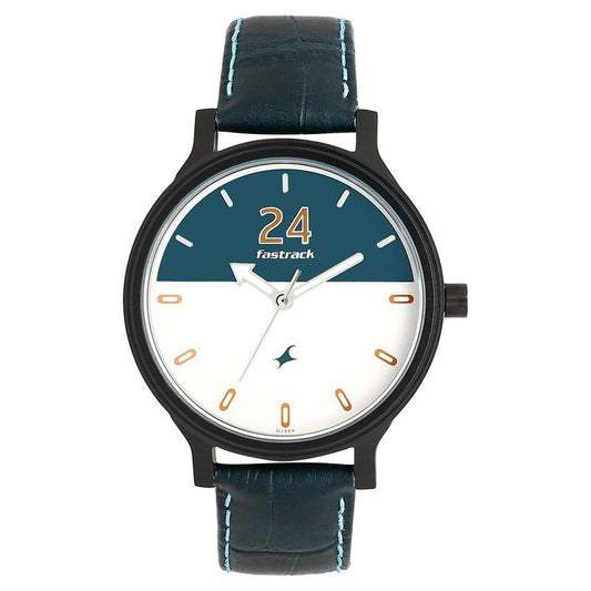 Fastrack, Men's, Analog Watch, Green Dial, with Leather Band, FA-6189NL01