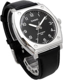 Casio Men's Watch Analog Black Dial With Black Leather Strap, MTP-E730L-1AVDF