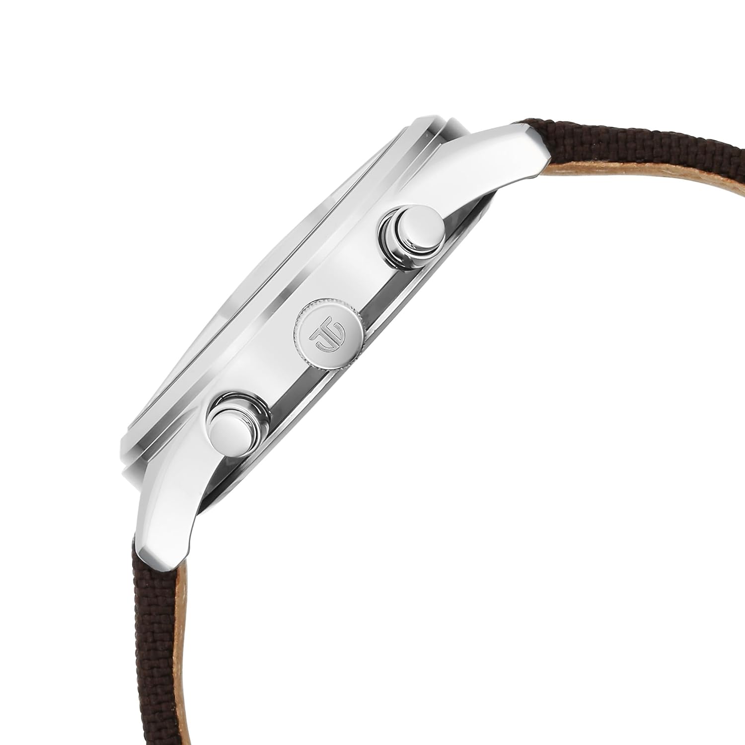 Titan Wrist Wit Men's Watch Analog Brown Dial With Brown Leather Strap, 1805SL12