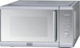 Black+Decker 31L Microwave Oven with Grill - Mirror Finish, 1000W, MZ3100PG