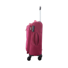 VIP Toronto Plus 55cm 4 Wheel Soft Trolley Red, TORONTOPLUS55RD