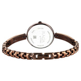 Titan Women's Watch Raga Viva Collection, Brown Dial Brown Stainless Steel  Strap, 2606QM03