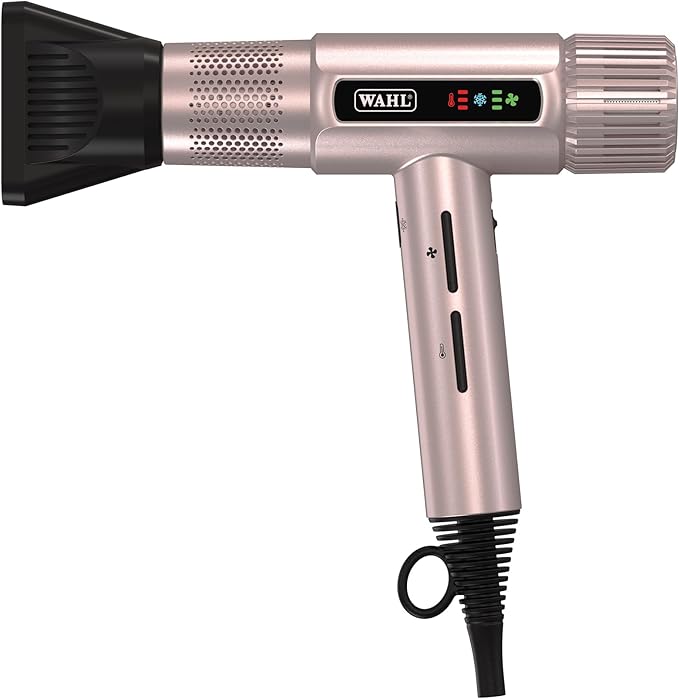 Wahl Professional Vanquish Corded Hair Dryer Rose Gold 3 Speed-Settings, Auto-Clean, 1600 watts, 4321-0371