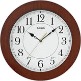 Casio, Wall Clock, Analog Brown & White Dial, IQ-133-5DF