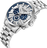 Lee Cooper Men's Multifunction Watch with Silver Dial and Stainless Steel Band, LC08216.330