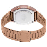 Casio Unisex Watch Vintage Collection Digital, Rose Gold Dial Rose Gold Stainless Steel Strap, B640WC-5ADF