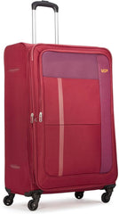 VIP Toronto Plus 55cm 4 Wheel Soft Trolley Red, TORONTOPLUS55RD