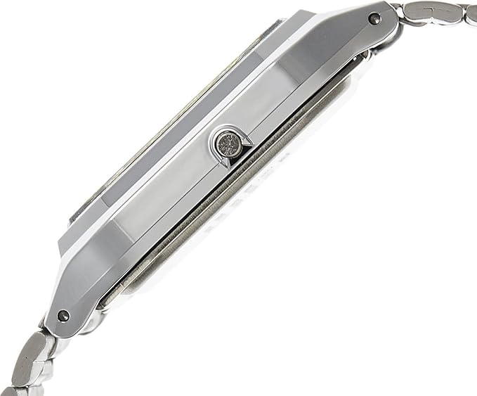 Casio, Men's Watch Vintage Collection Analog-Digital Silver Dial Silver Stainless Steel, AQ-230A-7AMQYDF