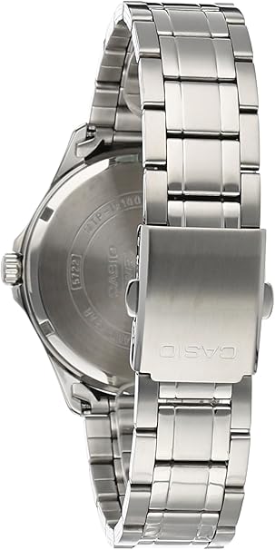 Casio Men's Watch Analog Black Dial With Stainless Steel Band, MTP-M110D-1AVDF