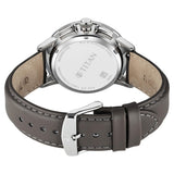Titan, Men's, Analog Watch, with Leather Band, TI-90200SL02
