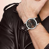 Titan, Men's, Analog Watch, Brown Dial, with Leather Band, TI-1644SL01