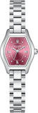Lee Cooper Women's Analog Watch with Red Dial and Stainless Steel Band, LC08391.381