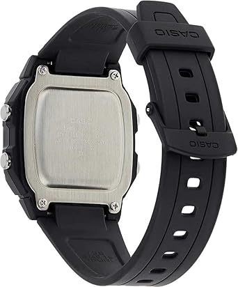 Casio Men's Watch Digital Black Dial with Black Resin Band, W-800H-1BVDF