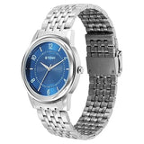 Titan Karishma Zing Men's Watch Analog Blue Dial with Silver Stainless Steel Band, 1638SM02