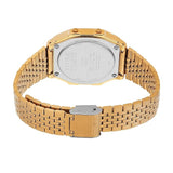 Casio Vintage Unisex Bluetooth Step Tracker Watch Digital Dial with Gold Stainless Steel Band, ABL-100WEG-9ADF