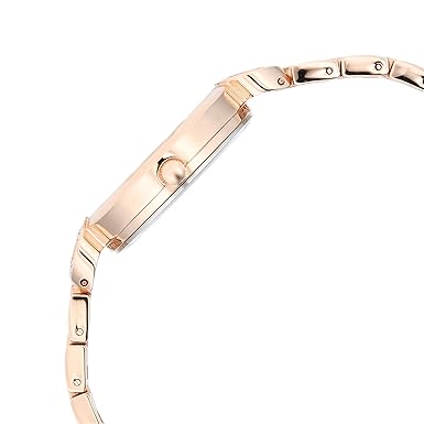 Titan Raga Women's Watch Analog White Dial with Rose Gold Stainless Steel Band, 95278WM01