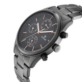 Titan Men's Workwear Watch with Black Dial & Black Stainless Steel Strap, 1805NM01