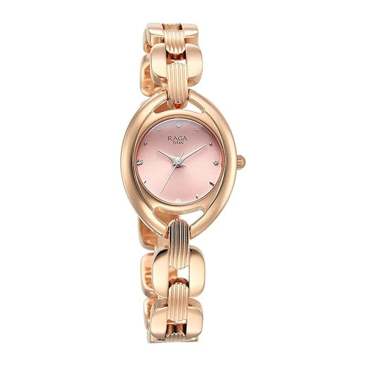 Titan, Men's, Analog Watch, Gold Dial, with Stainless Steel Band, TI-95306WM01