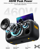 Ikarao Karaoke Machine for Adults, with Lyrics Display Built-in 13.3" Screen, All in One Karaoke Machine with 2 Wireless Microphone, IK-BREAKX1