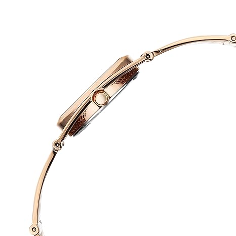 Titan Raga Ethereal Quartz Analog Women's Watch with White Mother Of Pearl Dial and Rose Gold Stainless Steel Strap, 2770WM01