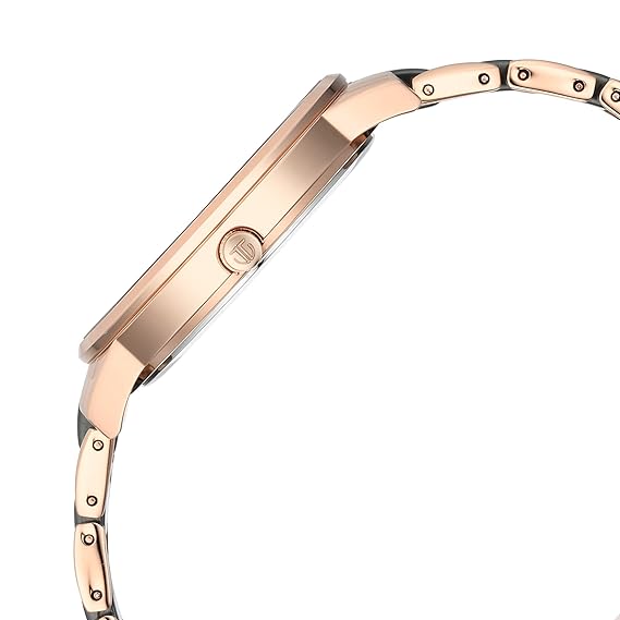 Titan Purple Ceramics Women's Watch Analog Mother of Pearl Dial with Steel & Ceramic Band, 95213KD04