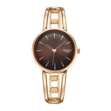 Titan Raga Afterglow Women's Quartz Analog Watch, Brown Dial, Gold Stainless Steel Strap, TI-2746WM01