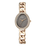 Titan Raga Spotlight Women's Quartz Analog Watch, Grey Dial, Gold Metal Strap, TI-95429WM01