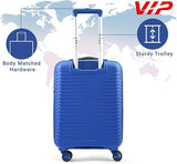 VIPÂ Karl Plus 55cm, 8 Wheel Hard Trolley, Blue, KARL PLUS55BLU