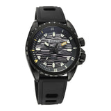 Titan Zero Hour Diver's 200M Quartz Watch for Men, Black Dial with Black FKM Rubber Strap, 10068NP01