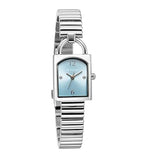Titan Metro Women's Watch Analog Blue Dial with Silver Stainless Steel Band, 95303SM01