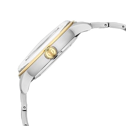 Titan Golden Heart Skeletal Men's Automatic Analog with Silver Dial Dual-Tone Stainless Steel Strap Watch 90110BM01
