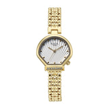 Titan Raga Spotlight Women's Quartz Analog Watch, Cream Dial, Gold Stainless Steel Strap, TI-95432YM01