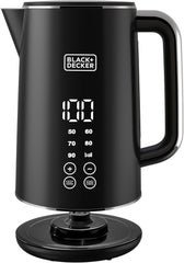 Black+Decker 1.7L Double Wall Cordless Digital Kettle-2200W, JCD200