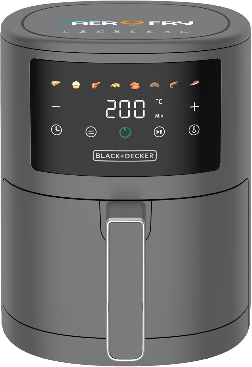 Black+Decker 8-in-1 Digital Air Fryer 3.5L AF3550-B5 in black
