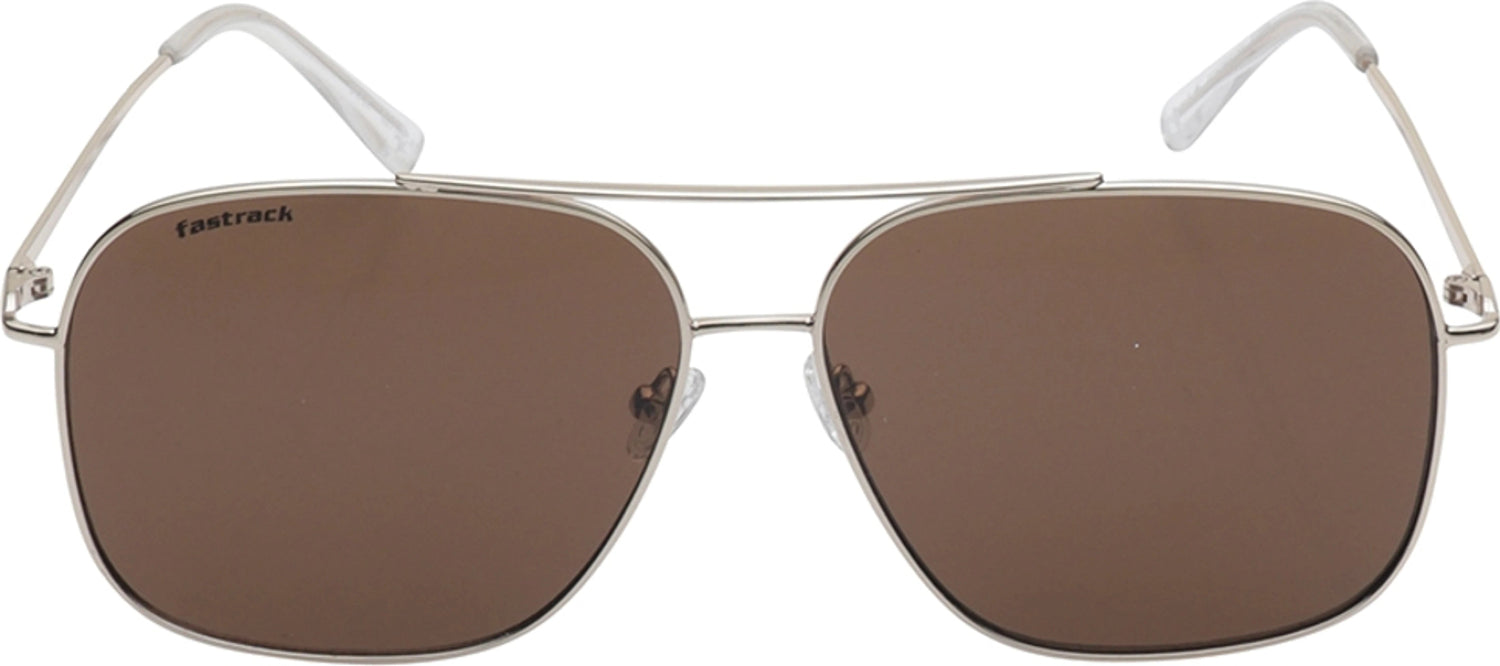 Fastrack Women's Navigator Sunglasses, Brown Lens, UV protected, M253BR15V